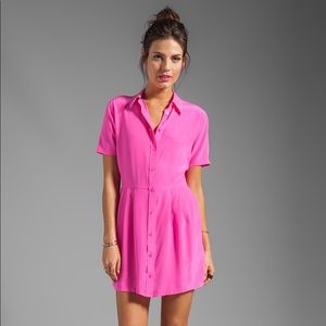 EQUIPMENT Hot Pink Naomi dress